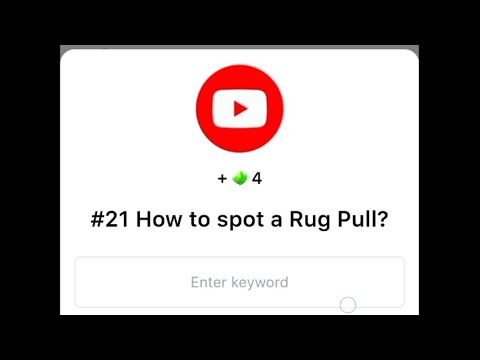 SEED Verify Code Today | #21 How to Spot a Rug Pull?