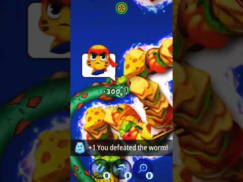 worms zone io.magic best gameplay 🐍#viral #trending #game #gaming #shortsworms #shorts