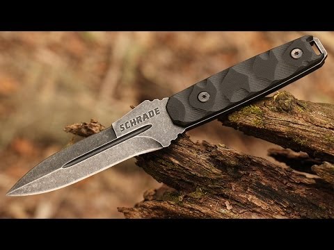 NEW! Schrade SCHF20 Tactical Survival Boot Knife - Best Tactical, Survival Knife