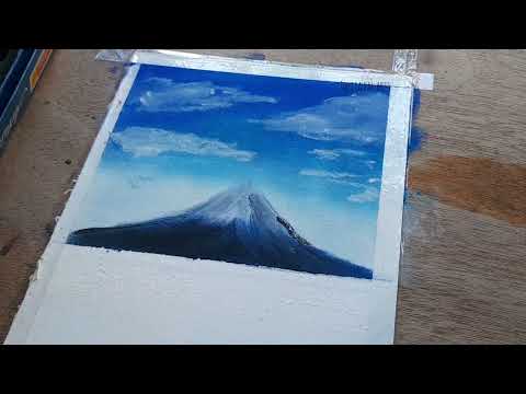 How to draw mountain seneary।। 😍✨mountain seneary drawing with soft pastel। seneary drawing