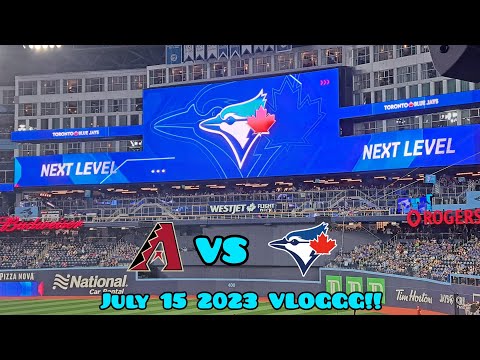 Blue Jays Vs Diamondbacks VLOGGGG!!!!! July 15 2023 MUST WATCH