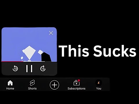 YouTube's New Mini-player Sucks