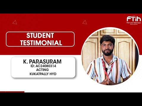 FTIH DAIRIES || ACTING DEPARTMENT || PARASURAM  || FTIH FTIH FILM SCHOOL ||