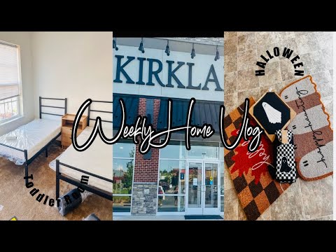 VLOG| I’M BACK | BOYS ROOM| KIRKLAND RUN | HAUL | HALLOWEEN DECOR| MIKA MARIE