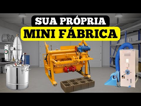 18 Máquinas para INICIAR sua MINI FÁBRICA - Negócios Lucrativos na Garagem