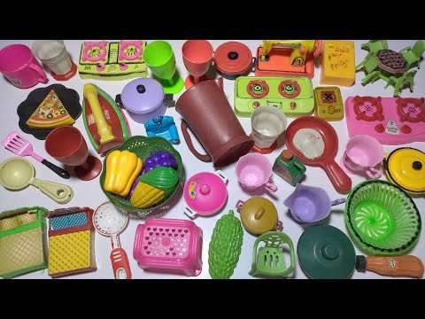 4:59 Minutes Satisfying Unboxing Pink Tiny Home Kitchen Appliance Toys ! ASMR No Talking, No Music