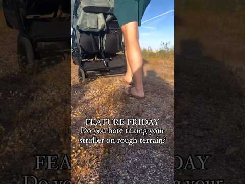 Do you hate taking your stroller on rough terrain? Try this simple trick!