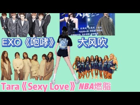 Dance Workout-减肥舞合集 正背面带解析 超火大风吹 exo咆哮｜t-ara sexy Love｜基础舞步燃脂舞