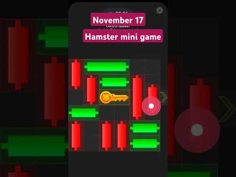 💯 Mini Game Today 17 November Hamster Kombat How To Solve Mini Game Puzzle in Hamster Kombat SOLVED