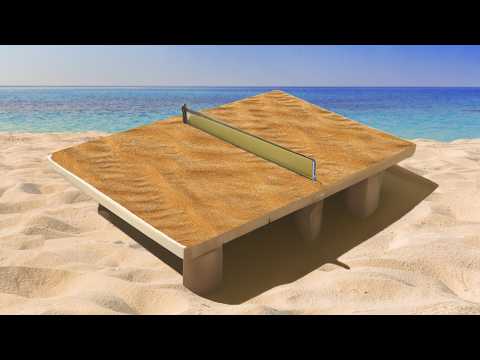 This Table is Made out of SAND