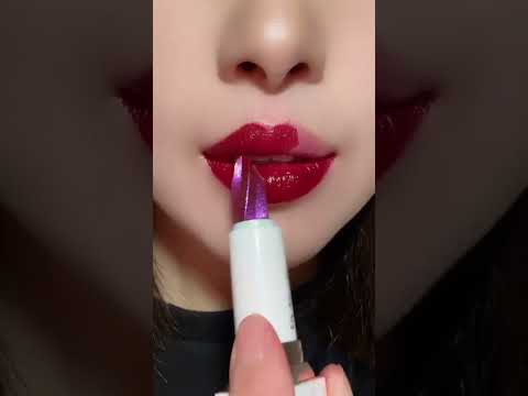 Lipstick tutorial for newbies 🥰🥰 #makeup #tiktok #makeuptutorial #makeuphacks #shorts #asmr