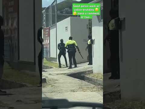 How Caribbean police deal with criminals 😒 👀.. #leaveacoment #mustsee #viralpolice