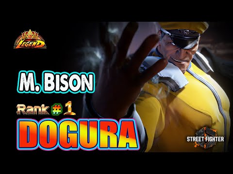 SF6 🔥 DOGURA (M Bison #1Rank) Aggressive & Spectacular Gameplay !🔥Top Ranked Match🔥Sf6 DLC Replays🔥