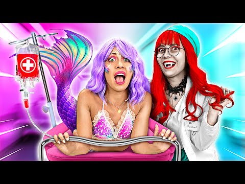 😱 Mermaid Gets LOST in a Vampire Hospital, WHAT Happens Next is Shocking!