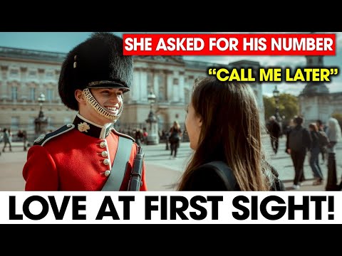 Royal Guard Breaks Character When a Woman Asked Him This. His Reacion is PRICELESS