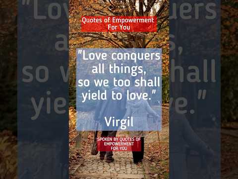 Be Inspired by Virgil! - Quote 1/100 Famous Quotes Challenge #Shorts #Quotes #ForYou