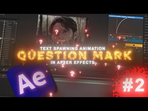 Question Mark Spawning | Smooth Text Animations Tutorial | After Effects Guide