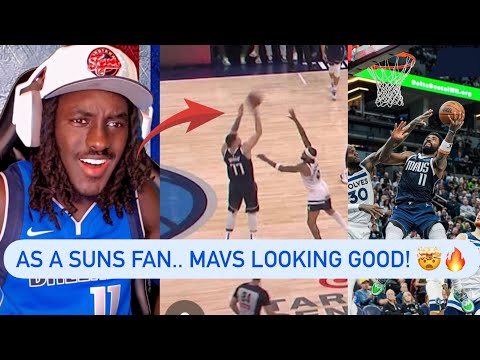 Luka & Kyrie Is HUNGRY!! Mavs At Wolves Highlights Reaction