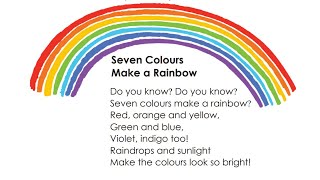 Rhymes Seven Colours Make a Rainbow. Class 2 English For Today.