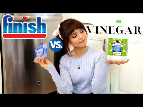 How To Clean Your Dishwasher || Finish Dishwasher Cleaner VS Vinegar