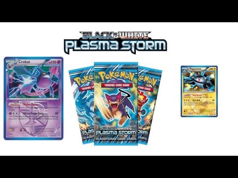 Opening Two Pokemon Plasma Storm Booster Packs! With My Brother! Again!