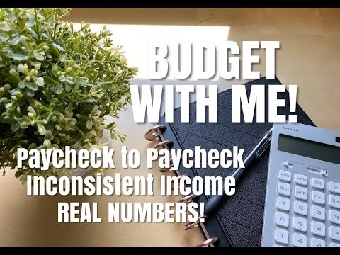 BUDGET WITH ME - APRIL Paycheck #2 | REAL NUMBERS - Inconsistent Income Paycheck to Paycheck