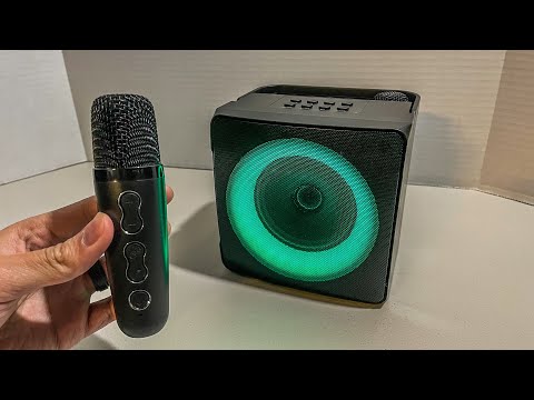 Portable Bluetooth Karaoke Speaker with 2 Mics on Amazon!