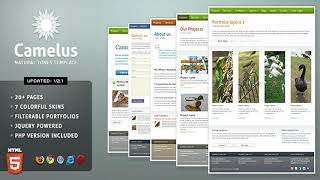 Camelus - Nature Tones Business Template | Themeforest Website Templates and Themes