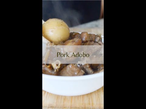 Easy Filipino Pork Adobo Recipe 🤤 #shorts