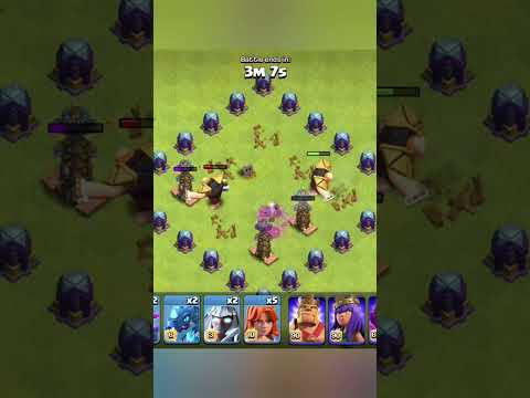 Max Gaint vs hidden tesla  #clashofclans #youtubeshorts #shortsvideo #shortvideo #gaming #shorts