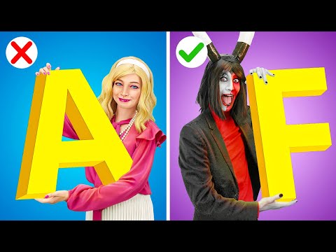 Good Teacher Vs Bad Teacher | Hazbin Hotel School Hacks and Gadgets