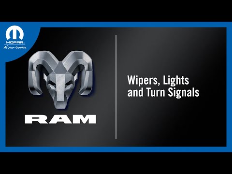 Wipers, Lights, and Turn Signals | How To | 2025 Ram ProMaster