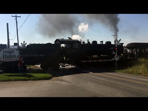 The Susquehanna 11:00am Departure - Strasburg Railroad 90 - Railfanning - Strasburg, PA (10/28/23)