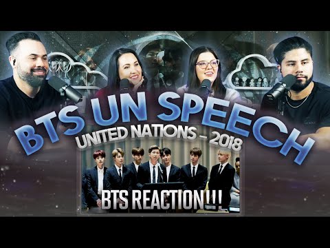 BTS "2018 United Nations Speech" Reaction - We were blown away by Namjoon's words 🥹 | Couples React