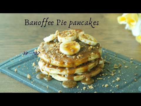 Banoffee pie pancakes || Asheescookbook