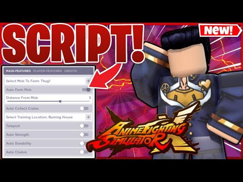 Anime Fighting Simulator X Script GUI / Hack (INFINITE YEN + AUTOFARM + GOD MODE) *PASTEBIN 2024*