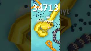 snake io golden skin game play #snakeiovideo #jenasnakegame #snakeiogameplay #best movements #ios