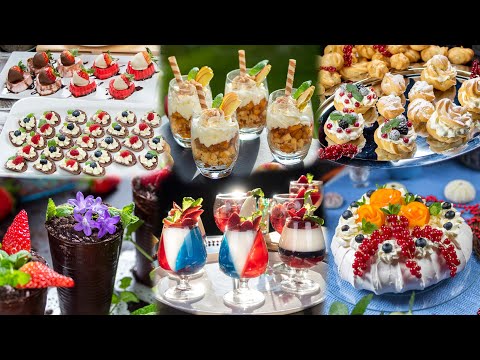 Dessert fancy recipes for a party at home 🔴 LIVE with Nat Ura!