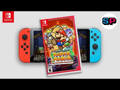 Paper Mario: The Thousand-Year Door Unboxing and Gameplay on Nintendo Switch OLED