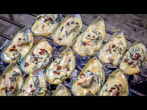 How To Cook Grilled Tahong With Cheese