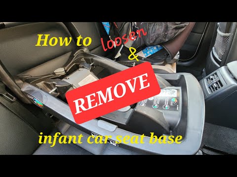 How to remove an infant car seat base|Evenflo Safemax