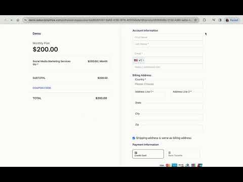 How to Set Up Checkout in SubscriptionFlow