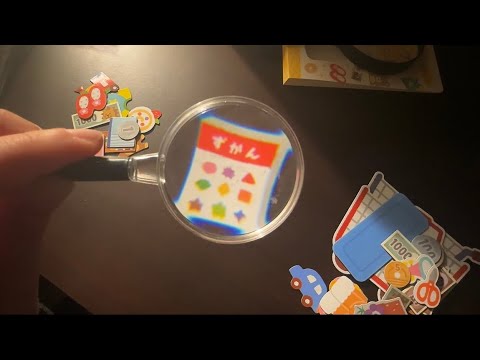 日本語 ASMR | 拡大レンズを使って商品紹介🕵🏻(お喋り多め、適当)