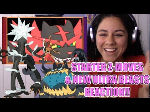 Starter Z-Moves & More Ultra Beasts Reaction!!