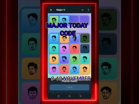 9 November Major puzzle durov Solved Today |Major Daily combo card 9 November |Major Puzzle Solution