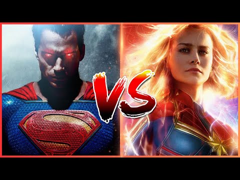 Superman Vs Captain Marvel | DCEU VS MCU | Battle Arena