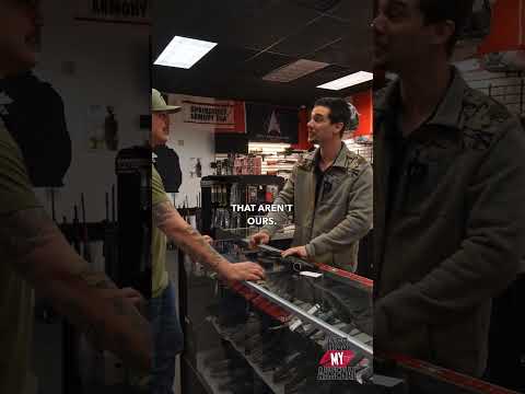 Don't do this in a gun store! #firearms #guns #gunstoreetiquette #skit #firearms #gunstore