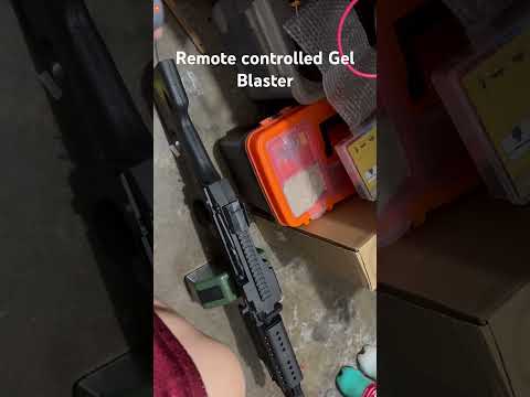 Remote controlled zhehua m249 toy gel blaster!