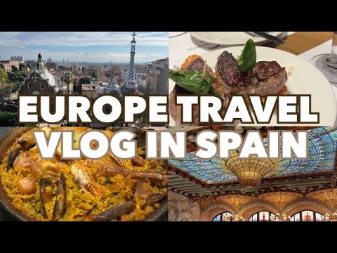 【日々節約夫婦の新婚旅行・スペイン編】ヨーロッパ周遊旅行 / 海外旅行 / vlog / スペイン / バルセロナ / 三カ国 / フランス / イタリア / グルメ / カフェ