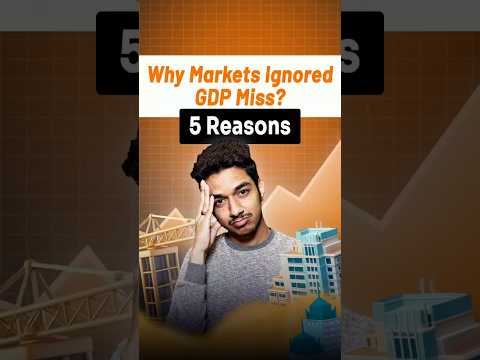 India’s GDP Falls Short: 5 Reasons Why Markets Aren’t Worried! 🔥 #facts